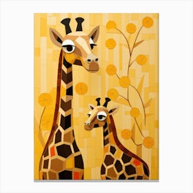 Giraffes 3 Canvas Print