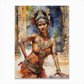 Angkor Wat Dancers Canvas Print