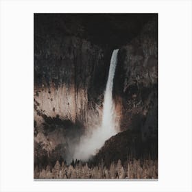 Rustic Forest Waterfall Canvas Print