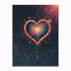 Heart Of The Universe 4 Canvas Print