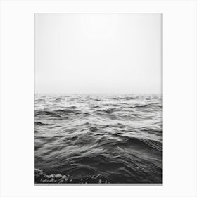 Black And White Seascape 1 Canvas Print