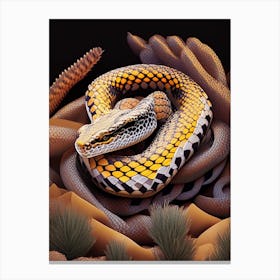 Western Hognose Snake Vibrant Canvas Print