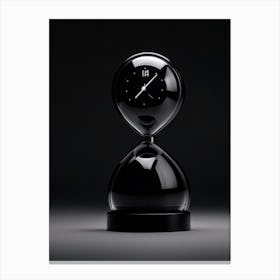 An Isolated Digital Render Of A Sleek Round Business Alarm Clock Its Iconic Pictogram Encased With (3) 2 Canvas Print