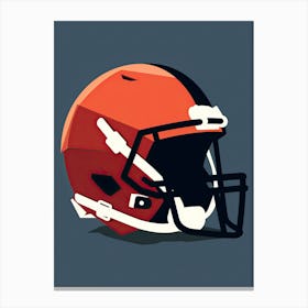 American Football Helmet 3 Canvas Print