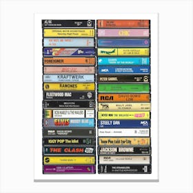 1977 Music - Cassette Print - Born in '77 Canvas Print