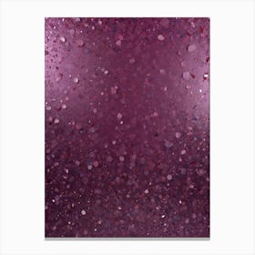 Purple Glitter Background Canvas Print