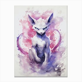 Mewtwo Pokemon Canvas Print