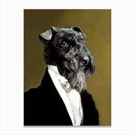 Mister Eluf The Dog Pet Portraits Canvas Print