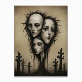 'Darkness' 4 Canvas Print