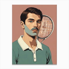 Tennis Player 2 Canvas Print