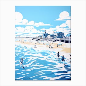 A Picture Of Southwold Beach Suffolk 1 Canvas Print