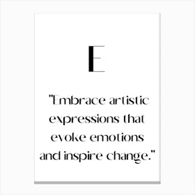 Embrace Artistic Expressions That Evoke Emotions And Inspire Change.Elegant painting, artistic print. Canvas Print