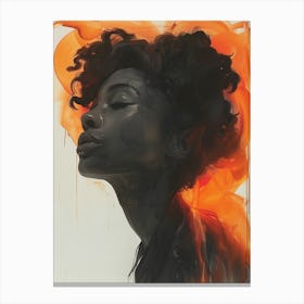 'Black Woman' Canvas Print