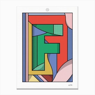 The Letter F Canvas Print
