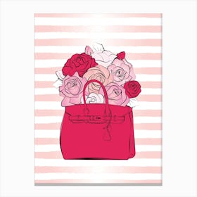 Blooming Bag Canvas Print