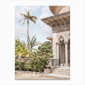 Tropical Moserrate Palace Canvas Print