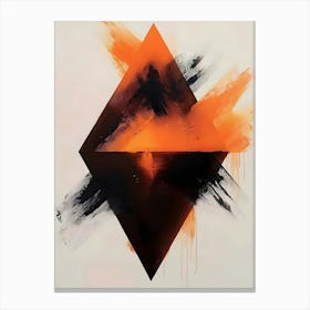 Orange Diamond Canvas Print