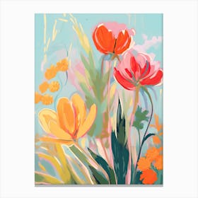 Flowers In Bloom 1 Canvas Print