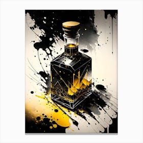 Bottle Of Whiskey Canvas Print