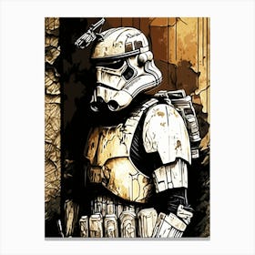Star Wars Stormtrooper movie Canvas Print