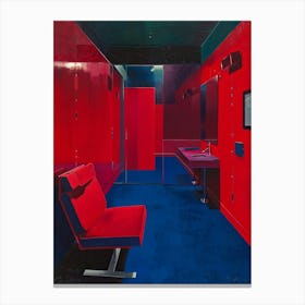 Red Room 3 Canvas Print