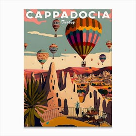 Cappadocia Turkey Travel Canvas Print