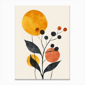 Carnegiea Gigantea Minimalist Abstract 3 Canvas Print