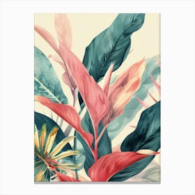 Tropical Leaves 121 Canvas Print
