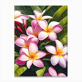 Hawaiian Plumeria Canvas Print