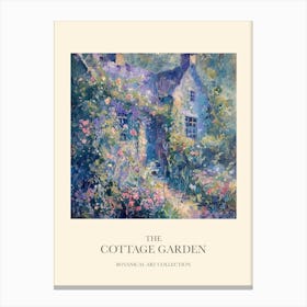 Nature Cottage Garden Poster 10 Canvas Print
