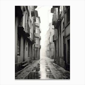 Porto, Portugal, Spain, Black And White Photography 4 Canvas Print