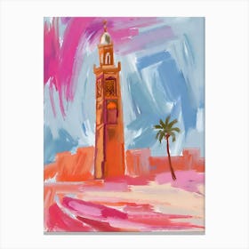 Marrakech Clock Tower Canvas Print