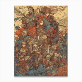 Samurai Warriors Canvas Print