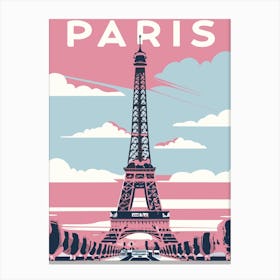 Paris Eiffel Tower 3 Canvas Print