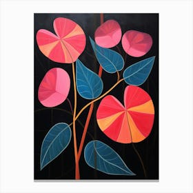 Bougainvillea 2 Hilma Af Klint Inspired Flower Illustration Canvas Print