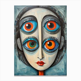 Eyes Of A Woman Canvas Print