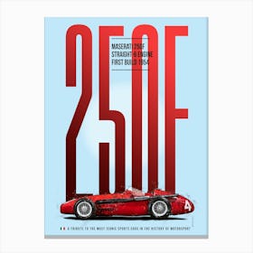 Maserati 250f Tribute Canvas Print
