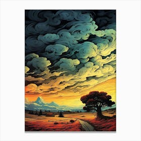 Sunset Sky Canvas Print