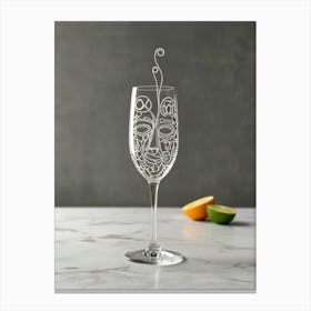 Wine Glass Canvas Print