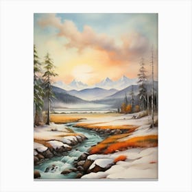 Winter Landscape 28 Canvas Print
