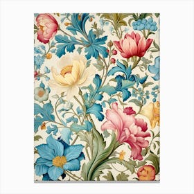 Floral Wallpaper 13 Canvas Print