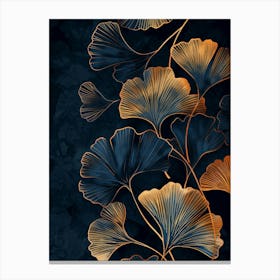 Ginkgo Leaves Wallpaper 1 Canvas Print