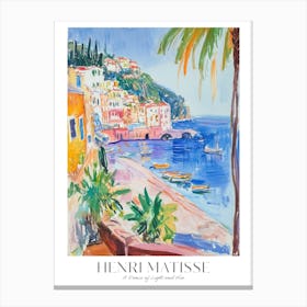 Matisse Print Coastal Eclectic Maximalist Poster Trendy Decor Canvas Print