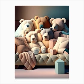 Teddybearconference Canvas Print