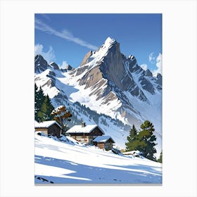 Swiss Alps Canvas Print