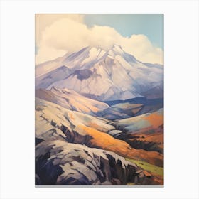 Mount St Helens Usa 2 Mountain Painting Canvas Print