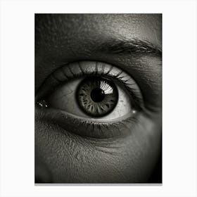 Eye Of A Woman Canvas Print