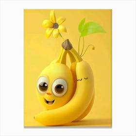 Yellow Bananas- kids Canvas Print