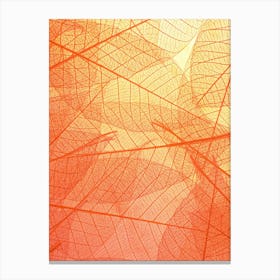 Autumn Leaves Background Canvas Print