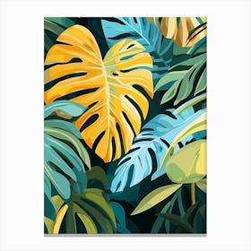 Tropical Leaves Canvas Print